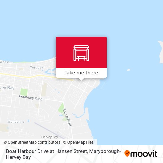 Boat Harbour Drive at Hansen Street map