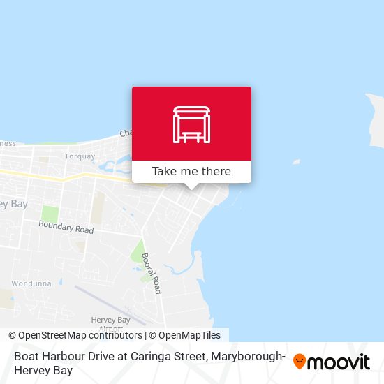 Mapa Boat Harbour Drive at Caringa Street