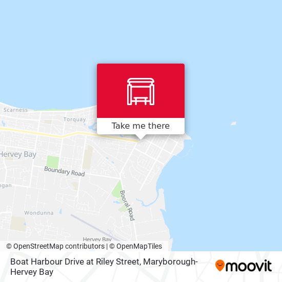 Boat Harbour Drive at Riley Street map