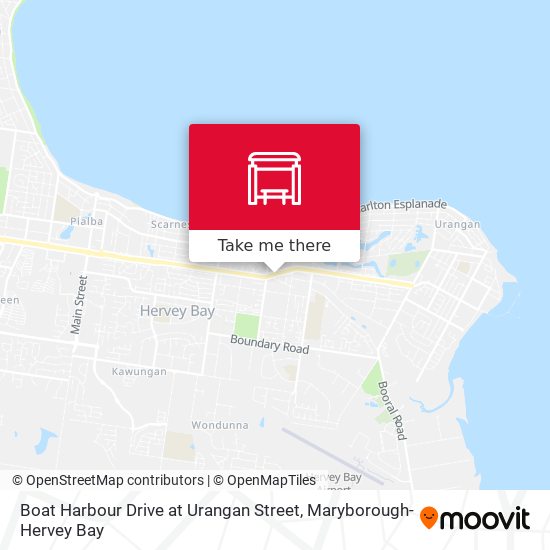 Mapa Boat Harbour Drive at Urangan Street