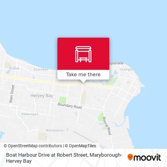 Mapa Boat Harbour Drive at Robert Street