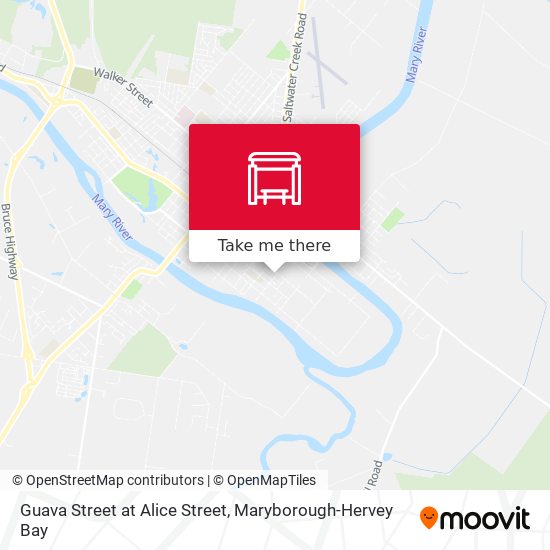 Guava Street at Alice Street map