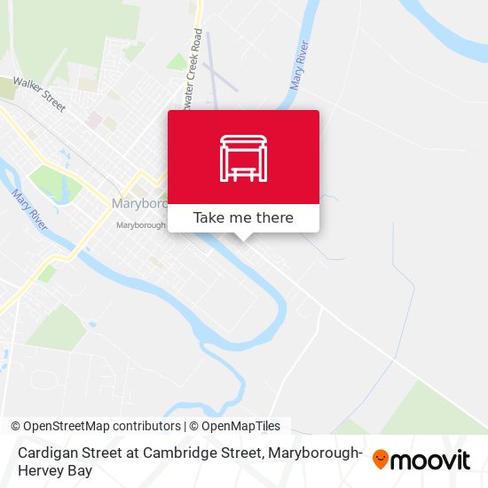 Mapa Cardigan Street at Cambridge Street