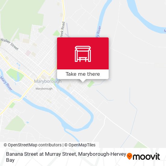 Mapa Banana Street at Murray Street