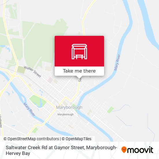 Mapa Saltwater Creek Rd at Gaynor Street