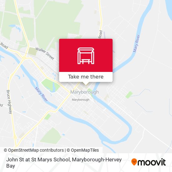 John St at St Marys School map