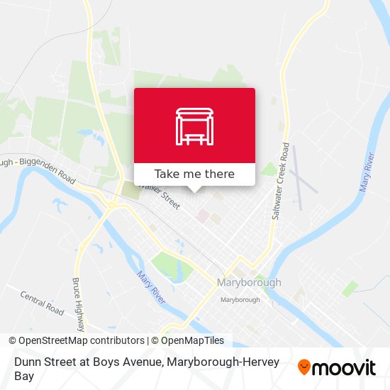Dunn Street at Boys Avenue map