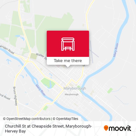 Churchill St at Cheapside Street map
