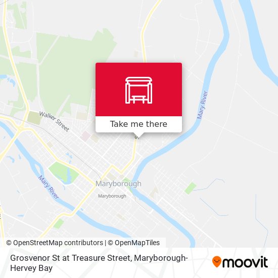 Grosvenor St at Treasure Street map