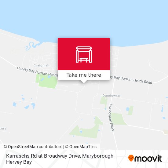 Mapa Karraschs Rd at Broadway Drive