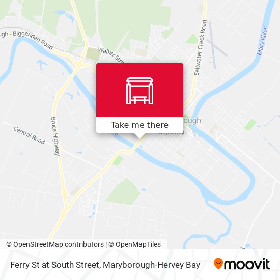 Ferry St at South Street map
