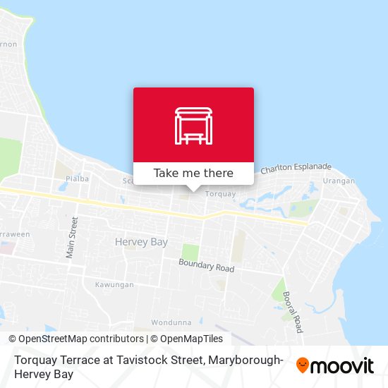 Mapa Torquay Terrace at Tavistock Street