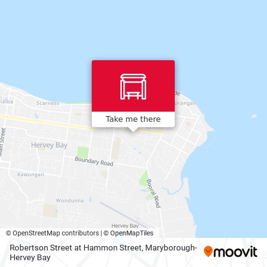 Robertson Street at Hammon Street map