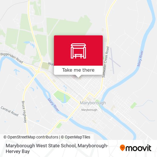 Mapa Maryborough West State School