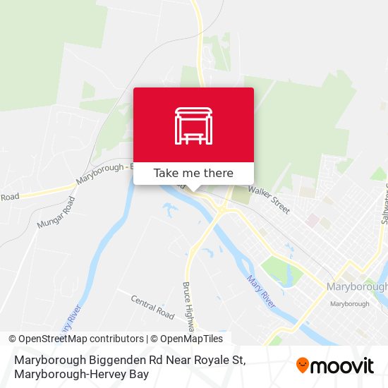 Mapa Maryborough Biggenden Rd Near Royale St