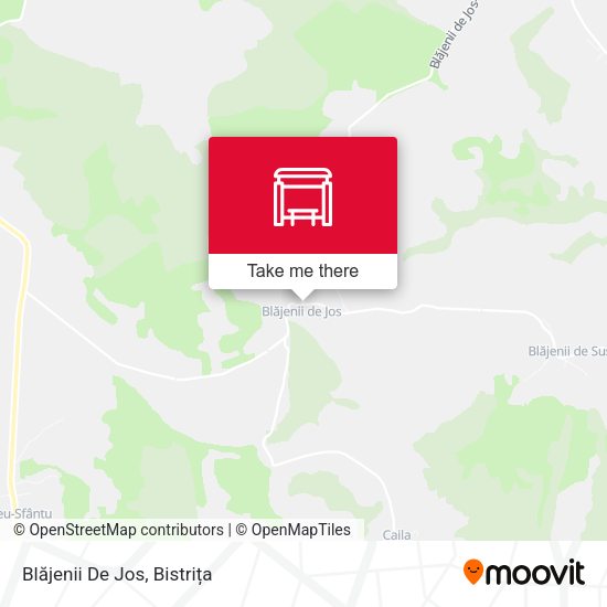 Blăjenii De Jos map