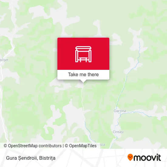 Gura Șendroii map