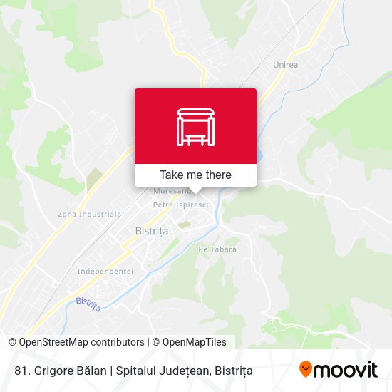 81. Grigore Bălan | Spitalul Județean map