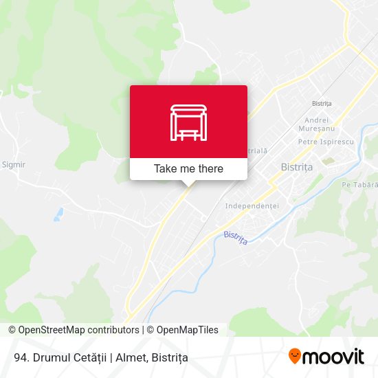 94. Drumul Cetății | Almet map