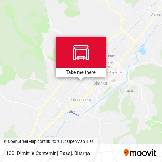 100. Dimitrie Cantemir | Pasaj map