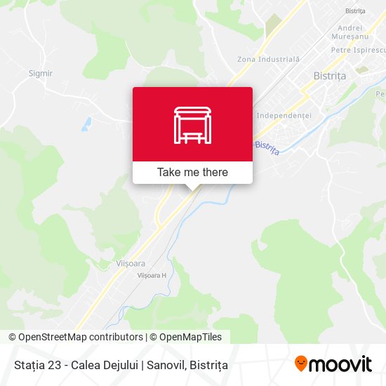 Stația 23 - Calea Dejului | Sanovil map