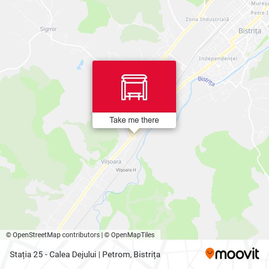 Stația 25 - Calea Dejului | Petrom map