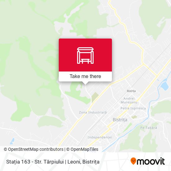 Stația 163 - Str. Tărpiului | Leoni map