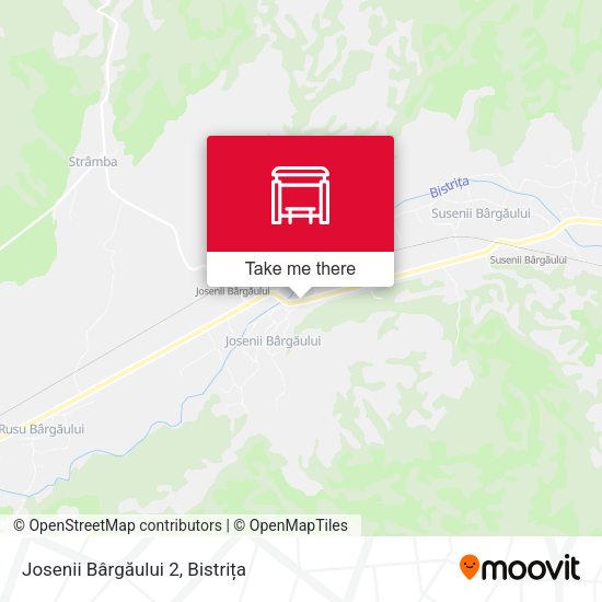 Josenii Bârgăului 2 map