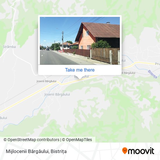 Mijlocenii Bârgăului map