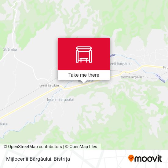 Mijlocenii Bârgăului map