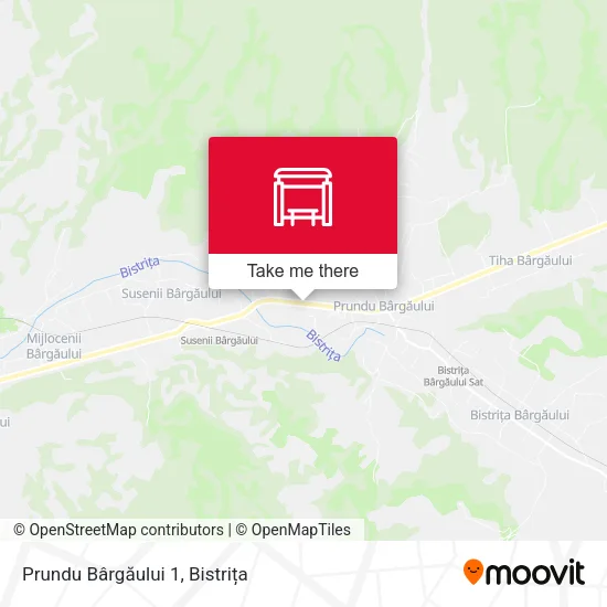 Prundu Bârgăului 1 map