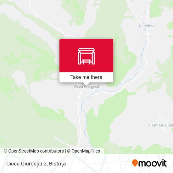 Ciceu Giurgești 2 map