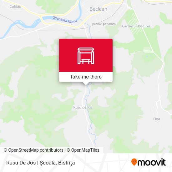 Rusu De Jos | Școală map