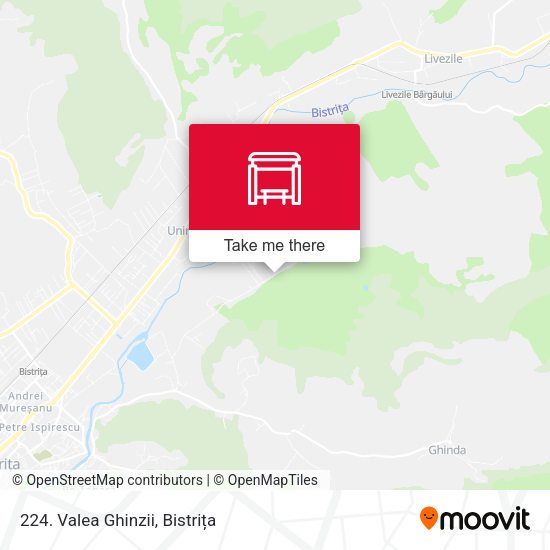 224. Valea Ghinzii map