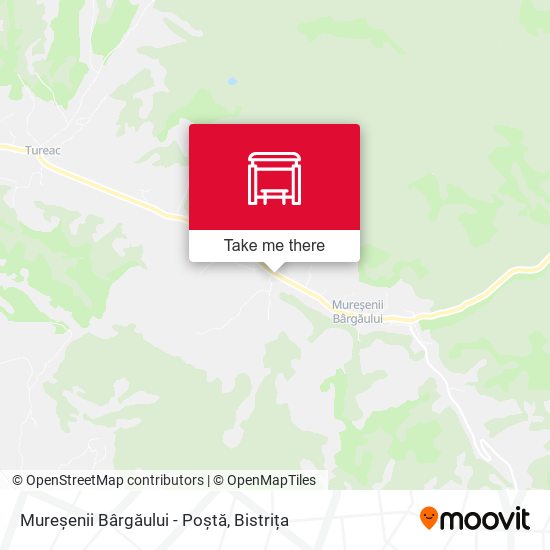 Mureșenii Bârgăului - Poștă map