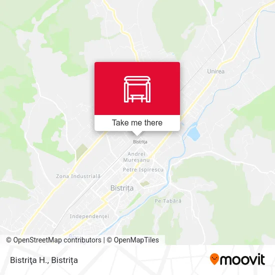 Bistriţa H. map