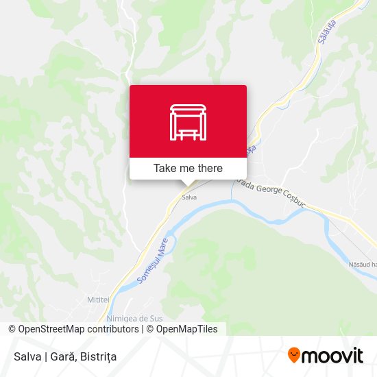 Salva | Gară map