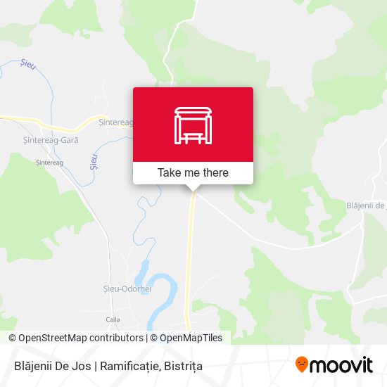 Blăjenii De Jos | Ramificație map