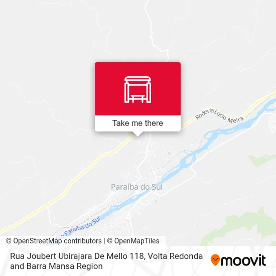 Rua Joubert Ubirajara De Mello 118 map