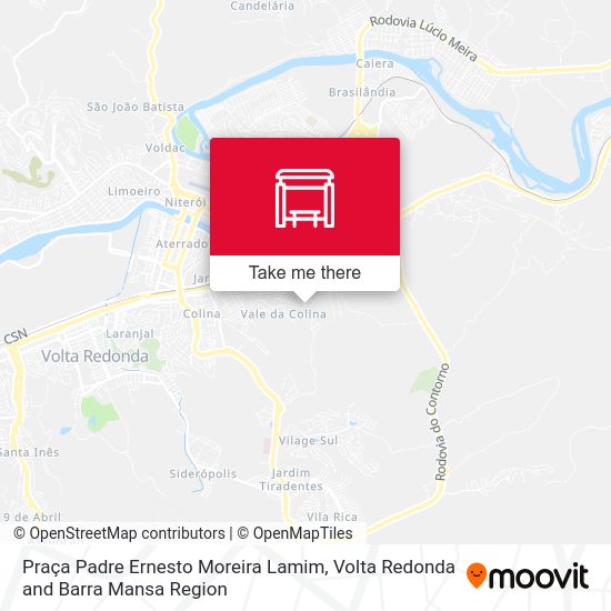 Praça Padre Ernesto Moreira Lamim map