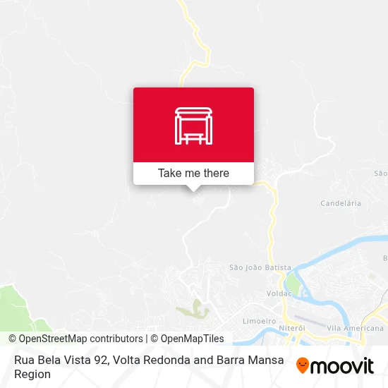 Rua Bela Vista 92 map