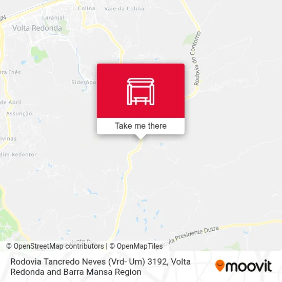 Rodovia Tancredo Neves (Vrd- Um) 3192 map
