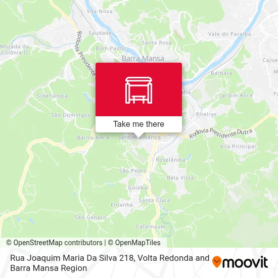 Rua Joaquim Maria Da Silva 218 map