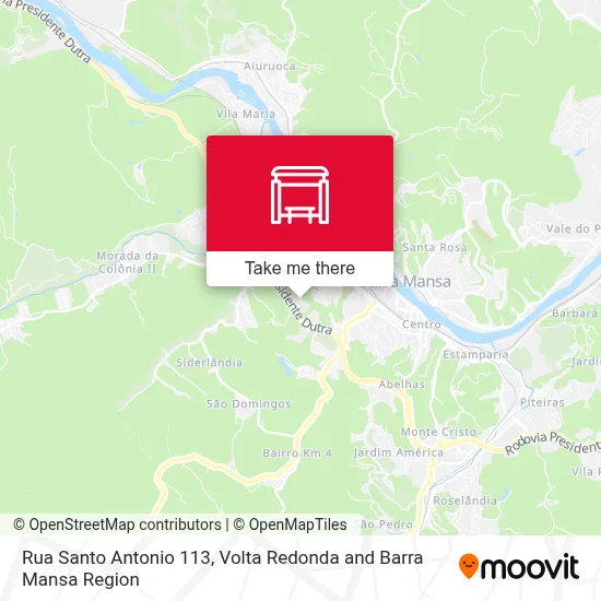 Rua Santo Antonio 113 map