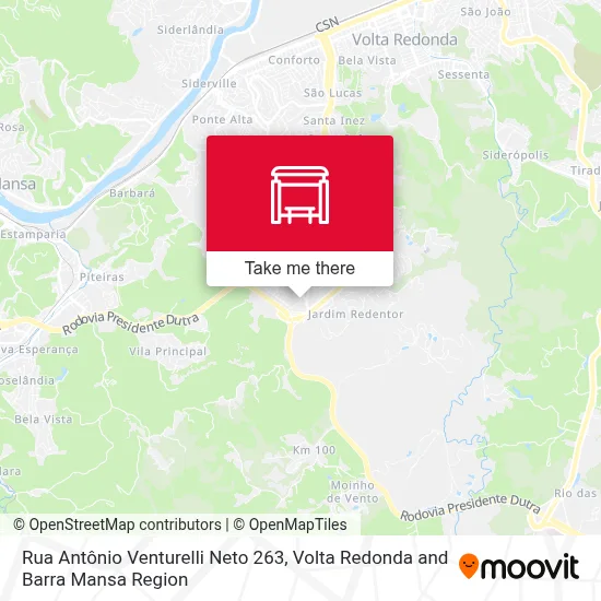 Rua Antônio Venturelli Neto 263 map