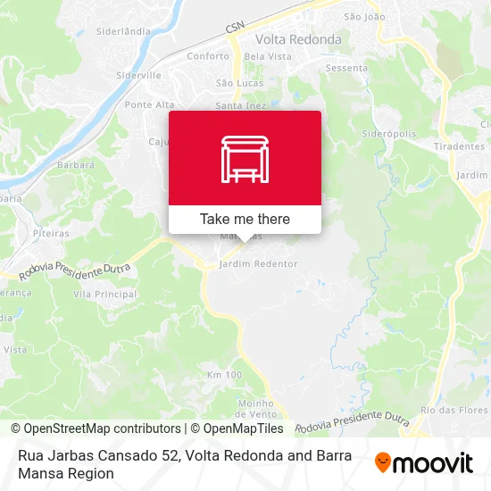 Rua Jarbas Cansado 52 map