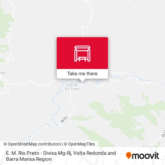 E. M. Rio Preto - Divisa Mg-Rj map