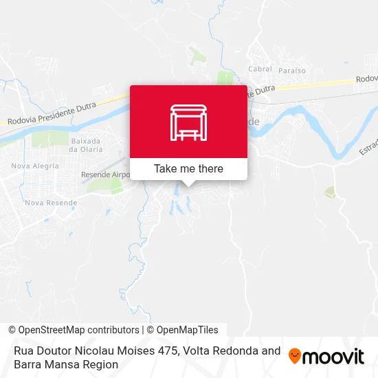 Rua Doutor Nicolau Moises 475 map