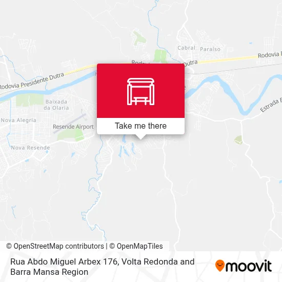 Rua Abdo Miguel Arbex 176 map