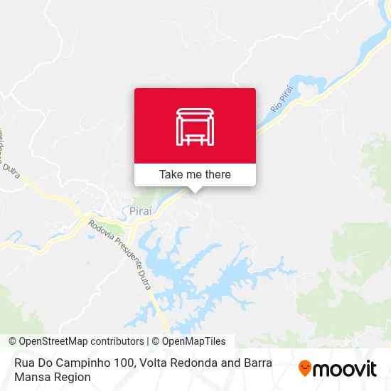 Rua Do Campinho 100 map